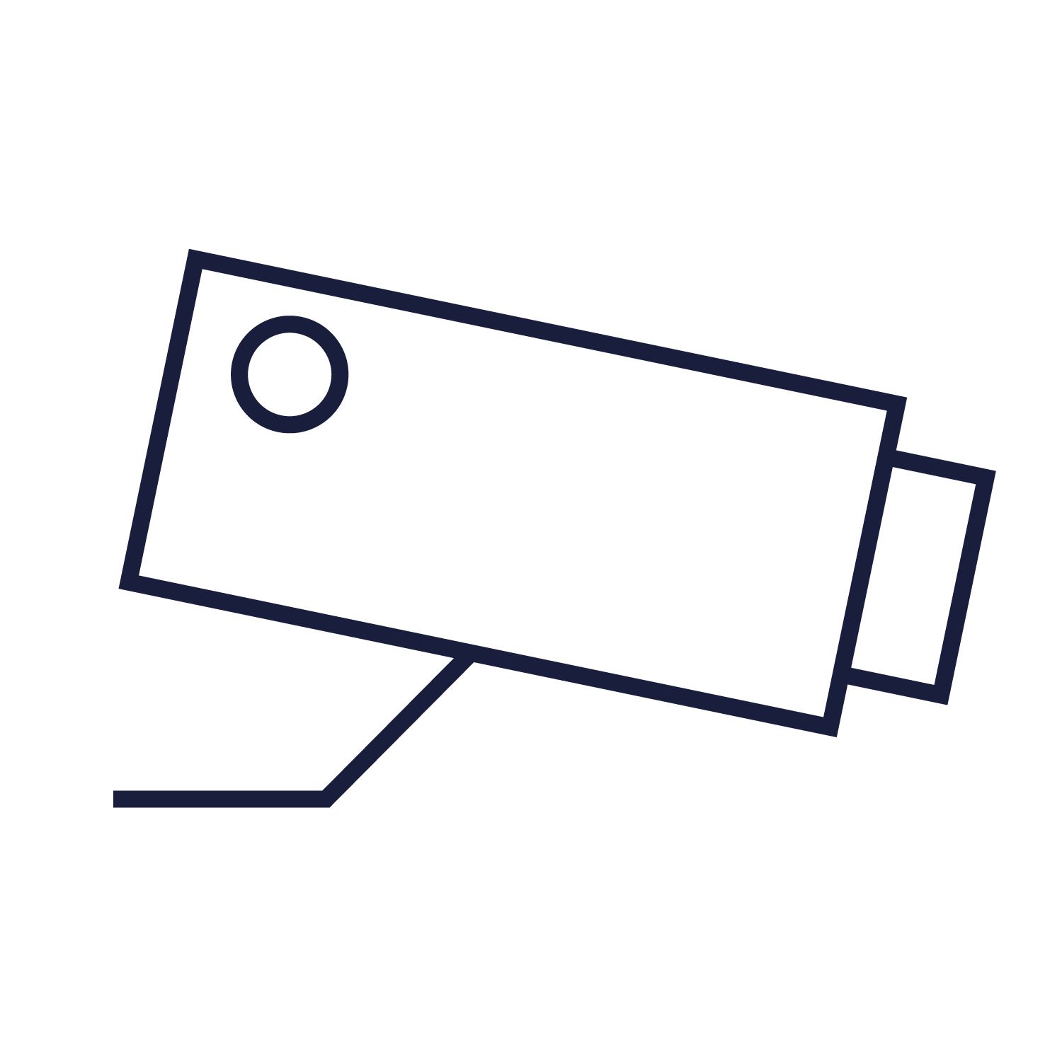 Elovate Camera Icon Black