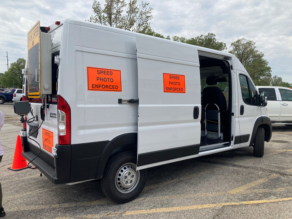 IDOT Work Zone Speed Enforcement Van 2