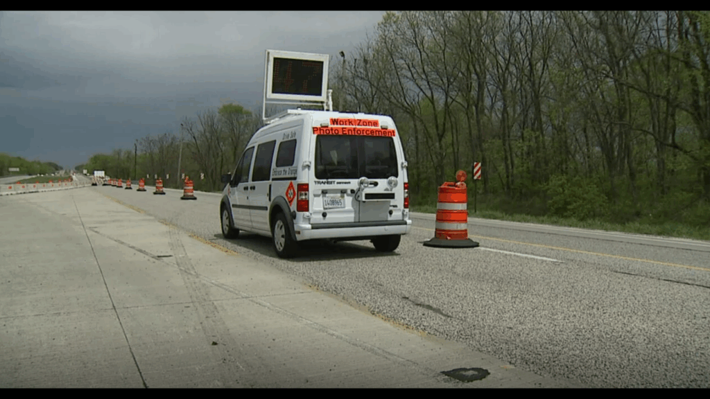 IDOT Work Zone Speed Enforcement Van 3