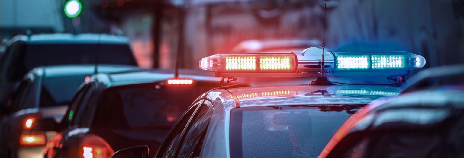 Police officers on patrol