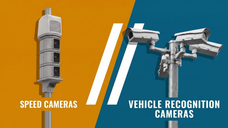 Speed cameras vs vehicle recognition cameras